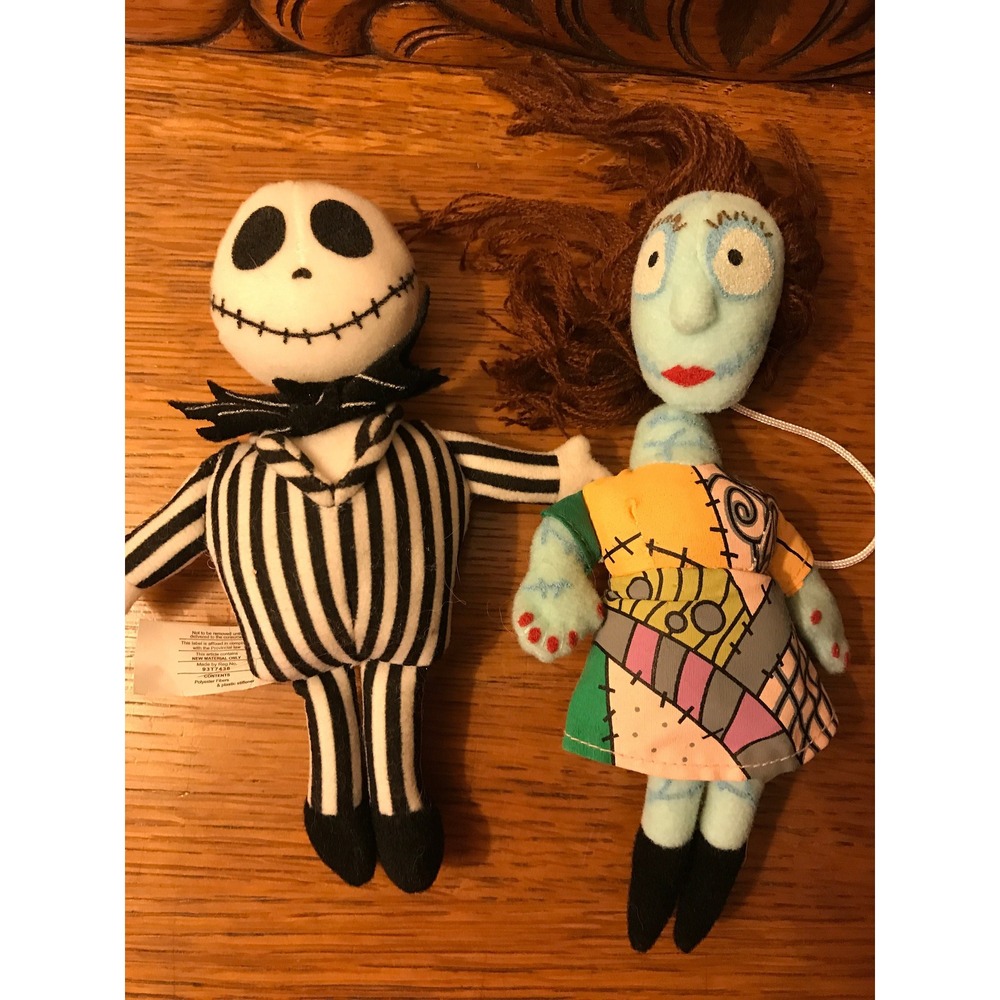 Nightmare‎ Before Christmas Jack Skellington and Sally, Plush Disney Store